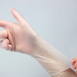 Powder Free Vinyl Household Gloves for Food S/M/L/XL Sizes