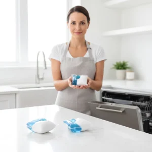 Powerful Dishwasher Detergent Pods Enzyme Action Eliminates Grease Baked Dishwasher Pods