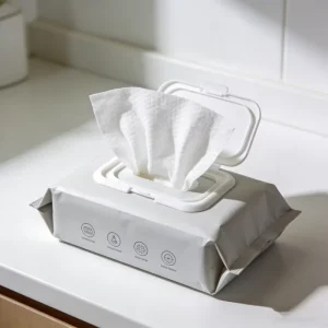 Pre-Moistened Glass and Surface Wipes Ultra Thick Disposable Cleaning Wipes for Kitchen