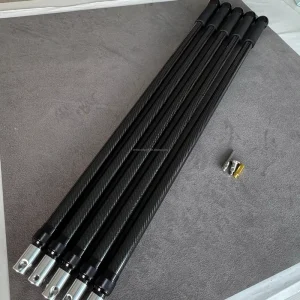 Precision Bore 210cm Internal Routing Carbon Fiber PDR Hail Rod Factory Made for Clean Look