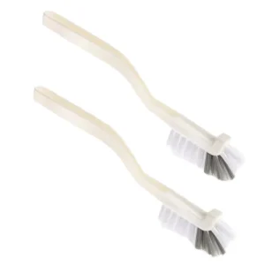 Precision Cleaning Brush with Nylon and Wire Bristles for Grout Windows and Gaps