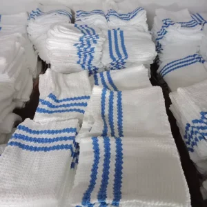Premium 40x40cm White Cleaning Wiping Cloth Floor Rags Water Absorbent Microfiber Cleaning Cloth
