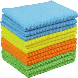 Premium All Purpose Microfiber Cloths Highly Absorbent Lint-Free Kitchen Car Detailing Glass Table Wiping Bag Packed