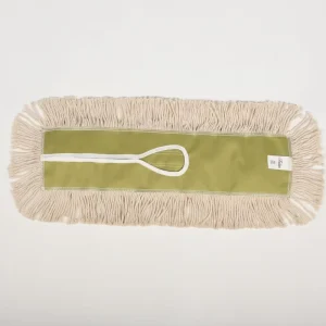 Premium Cotton Dust Mop Replacement Head with Center Loop Design Large Coverage Dust Mop Refill for Household & Janitorial Use