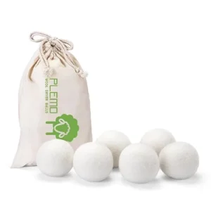 Premium Durable Wool Felt Laundry Balls & Discs Effective Cleaning