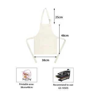 Premium Linen Eco Friendly Reusable Plain Sublimation Apron Blanks Durable & Machine Washable