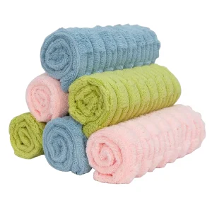 Premium Microfiber Cleaning Towels Super Absorbent LintFree ScratchFree Kitchen Cloth for Dishes Surfaces HighQuality Warp Knit