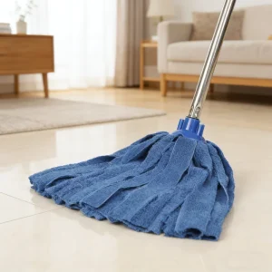 Premium Microfiber Wet Mop Quick Shipment Factory Steel Pole Manual Wringer Cleaning Handle for Home Use