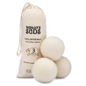 Premium New Zealand Wool Felt Dryer Balls 1 Pack Eco Friendly Reusable Laundry Discs for Dryer Use Smell Removal