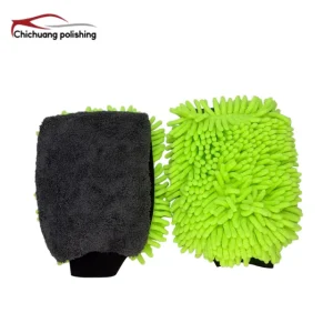 Premium Oversize Double Sided Microfiber Chenille Car Wash Mitt Scratch and Lint Free Double Sided Cleaning Gloves