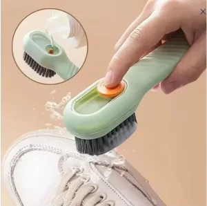Press Liquid Shoe Brush Multi Functional Cleaning Brush Soft Bristle Laundry Scrubber Household Shoe Washing Tool