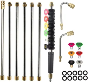 Pressure Washer Extension Wands 120 Inch Power Washer Gutter Cleaning Tools Telescoping Replacement Lance