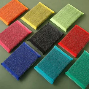 Price Multi Surface Use Non Scratch Stainless Steel Microfiber Kitchen Scrub Scouring Sponge Pad Sponge for Dishes