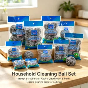 Price Stainless Steel Scourer Heavy Duty Steel Wire Scrubber High Quality Sponges & Scouring Pads Factory