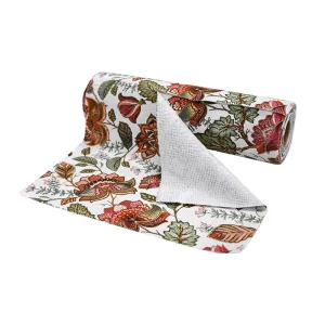 Printed Perforated Tear Off Kitchen Wipes Roll Disposable Reusable Non Woven Cleaning Cloth Super Absorbent Household Towel