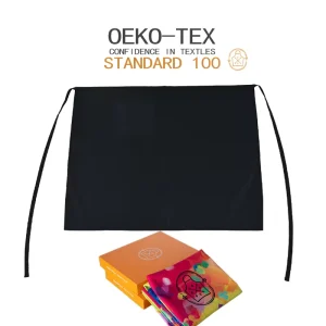 Printing Chef Cooking Apron Cafe Half Length Aprons with Hotel Bakery Restaurant Waiters Waitresses Waist Aprons