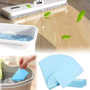 Private Label Disposable Eco Friendly Concentrated Water Soluble Solid Floor Cleaning Sheets Multi Surface Floor Cleaner