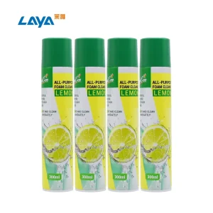 Private Label Eco Friendly Spray All Purpose Liquid Foam Cleaner Aerosol Multi Purpose Removing Stains Oils Home Cleaning Spray