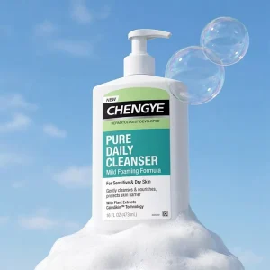 Private Label Foaming Cleanser for Sensitive Skin OEM Hypoallergenic Face Wash for Bulk Order Dye Free Soap Free Non Comedogenic