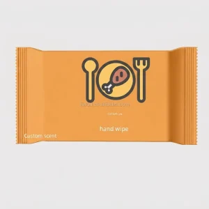 Private Label Individual Packets Cafe Restaurant Hand Cleansing Wipes
