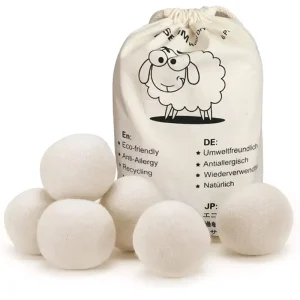 Private Label Organic Wool Felt Balls Drying Balls for Laundry and Washing Ball Drier Machine