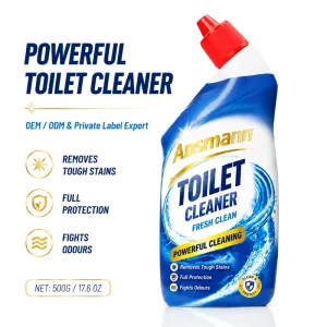Private Label Toilet Cleaner Liquid 500ml Deep Cleaning Bathroom Descaler Deodorizer Manufacturer