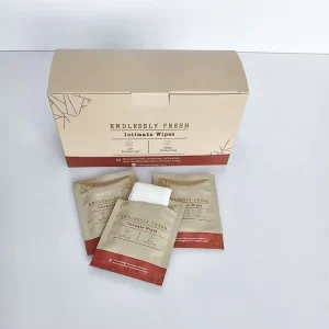 Private Label Wood Pulp Non-woven Care Wipes Naturally Degradable Disposable Non-alcohol Wet Wipes Feminine Hygiene
