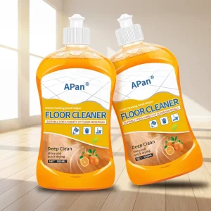 Professional 500ml Orange Scented Deep Cleaning Non toxic Quick Drying Floor Cleaner for Hardwood Tile and Marble