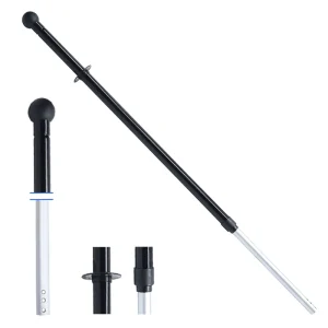 Professional 90 180cm Aluminum Telescopic Pole Compatible with Window Squeegee Cleaning and Dusting Tools