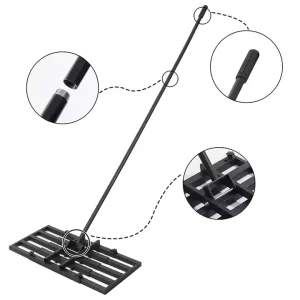 Professional Adjustable Rake Yard Garden Golf Farm Pasture Stainless Steel Lawn Squeegee