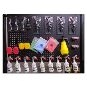 Professional Car Cleaning Tool Holder Wall-Mounted Garage Tool Organizer Hanging Board Car Detailing Equipment