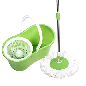 Professional Floor Mop And Bucket Set With High Absorbent Fibers And Durable Handle For Home Office Cleaning Tasks