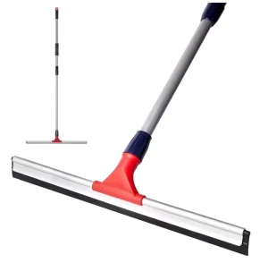 Professional Floor Squeegee for Floor Cleaning Squeegee Broom for Floor with Telescopic Handle Garage