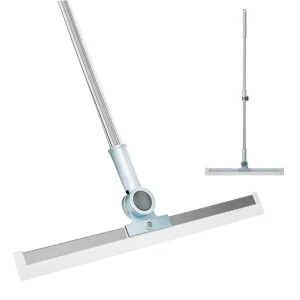 Professional Floor Squeegee for Shower Bathroom Kitchen Home Adjustable Long Handle Floor Squeegee for Concrete Cleaning