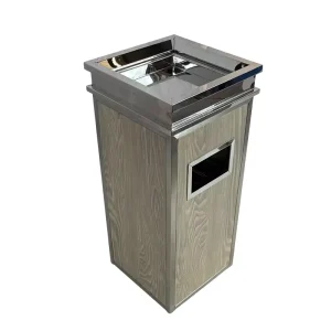 Professional Grade Stainless Steel Garbage Bin for School Municipal Sanitation System Standing Waste Bins