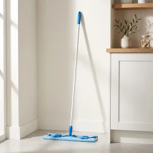 Professional Heavy Duty Microfiber Flat Mop for Industrial Office Surface Cleaning