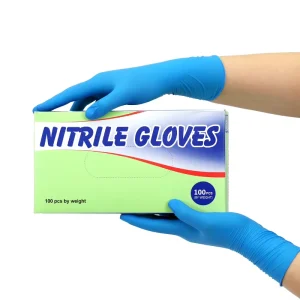 Professional Household Anti Slip Durable Nitrile Gloves 5MIL Thickness 24CM Length Powder free for General Purpose Cleaning