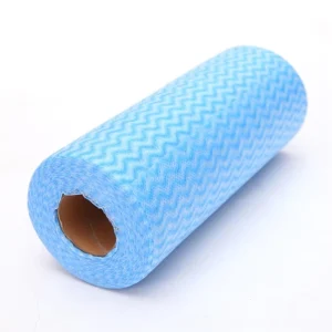 Professional Kitchen Cleaning Cloths Multipurpose Non Woven Fabric Washable Towel Roll