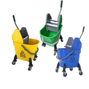 Professional Manufacturer Sustainable Yellow Plastic Wringer 360 Cleaning Mop Bucket