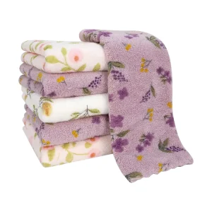 Professional Manufacturer of Eco Friendly Reusable Coral Fiber Microfiber Cleaning Cloths for Kitchen Dish Washing