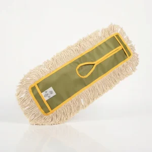 Professional Natural White Fringe Flat Mop for Warehouse Office Maintenance