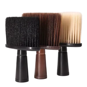 Professional Neck Duster Brush Soft Bristle Hair Sweep Brush for Barbershop Salon Hair Cutting Cleaning Brush Remove Loose Hair