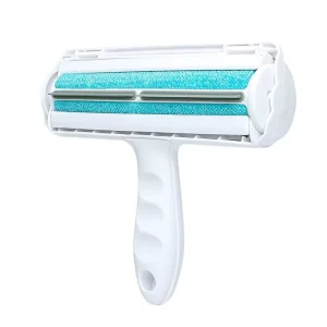 Professional One Click Fluff Ejection Pet Lint Roller for Cats and Dogs Portable ABS Loose Fur Remover Pet Grooming Brush