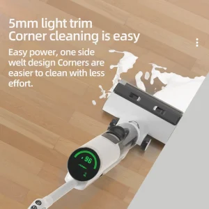 Professional Powerful Cordless Floor Vacuum Cleaner Smart Mop Self cleaning Light weight Handheld Antibacterial Floor Sweeper