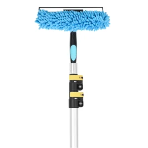 Professional Telescopic Window Cleaning Tool With Squeegee Car Cleaning Kit Chenille Window Squeegee