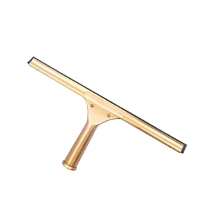 Professional Versatile Copper Glass Cleaner with Telescopic Handle Window Cleaning Squeegee Silicone Rubber Blade