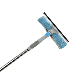 Professional Window Cleaning Rubber Window Squeegee Cleaner Double Sided 2 in 1 Extendable Squeegee