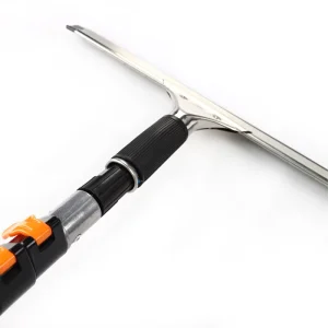 Professional Window Squeegee with Extendable Aluminum Pole Scalable Cleaning Tool