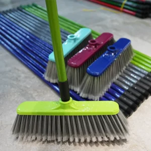 Professional Wooden Broom and Dustpan Set for Home Cleaning Adjustable Mop Handle Floor Sweeper Houseware Supplies
