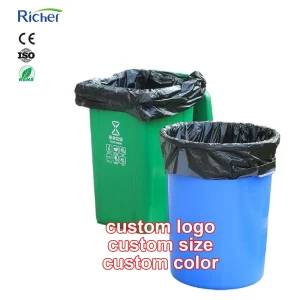 Promotional Garbage Bags Leakproof Trash Bags for Kitchen and Outdoor